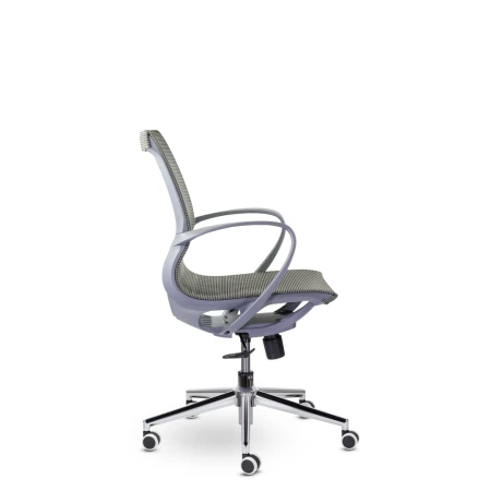 Офисные кресла - Кресло М-805 Йота/Yota grey PL TC-02 (серый)