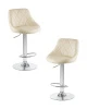 Набор 2 шт Стул барный DOBRIN LOGAN, кремовый