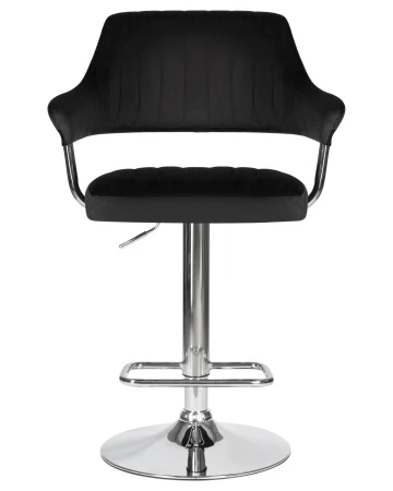 Купить Набор 2 шт Стул барный DOBRIN CHARLY, черный велюр (MJ9-101) в интернет-магазине КупиКресла.ру