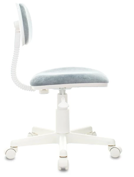 Кресло детское Бюрократ CH-W201NX серо-голубой Light-28 крестов. пластик белый пластик белый | Купить в КупиКресла.ру