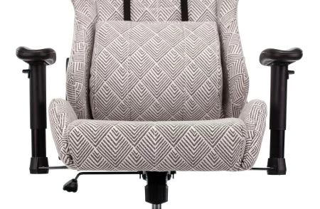 Кресла для геймеров - Кресло игровое Zombie VIKING LOFT серый Loft ромбик с подголов. крестовина металл