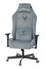 Кресло игровое Knight N1 Fabric серо-голубой Light-28 с подголов. крестов. металл