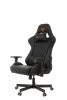 Кресла для геймеров - Кресло игровое Knight ARMOR черный ромбик эко.кожа с подголов. крестов. металл