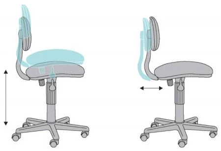 Детские компьютерные кресла - Кресло детское Бюрократ CH-W201NX розовый 26-31 крестовина пластик пластик белый