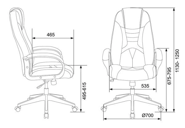 Кресло игровое Zombie VIKING-8N черный/оранжевый искусственная кожа крестовина пластик | Купить в КупиКресла.ру