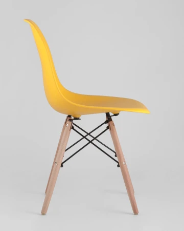 Купить Стул Eames DSW желтый по низкой цене