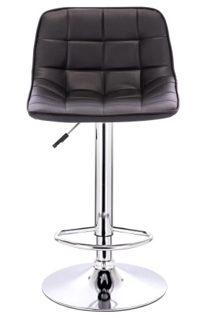 Купить Барный стул Everprof Cooper Экокожа Черный по выгодной цене для кафе, ресторанов и кухни