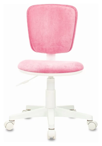 Кресло детское Бюрократ CH-W204NX розовый Velvet 36 крестов. пластик белый пластик белый | Купить в КупиКресла.ру