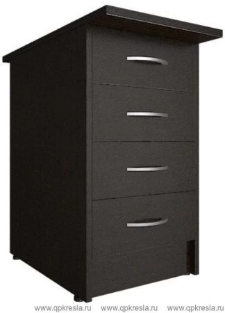 Тумба приставная (4 ящика, с замком) А.ТП-4.2