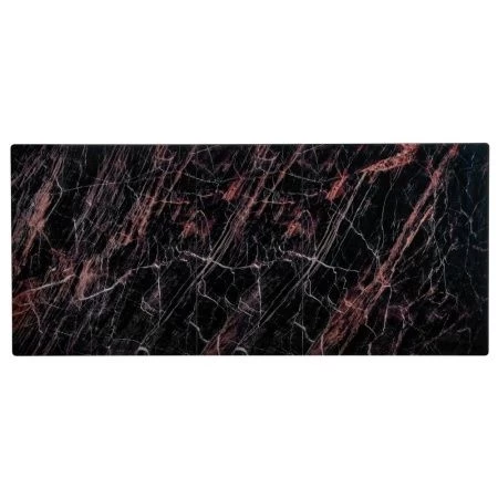 Купить Стол Areal раскладной 140-180х80х75 чёрный мрамор с чёрными ножками по низкой цене