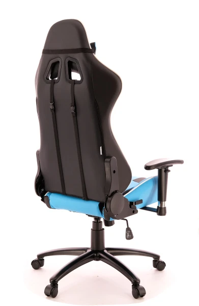 Кресло Everprof Lotus S5 экокожа голубой