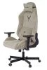 Кресла для геймеров - Кресло игровое Knight N1 Fabric бежевый Light-21 с подголов. крестов. металл