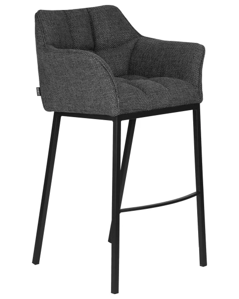 Купить Набор 2 шт Стул барный DOBRIN LUCAS, серая ткань (F-22) по низкой цене