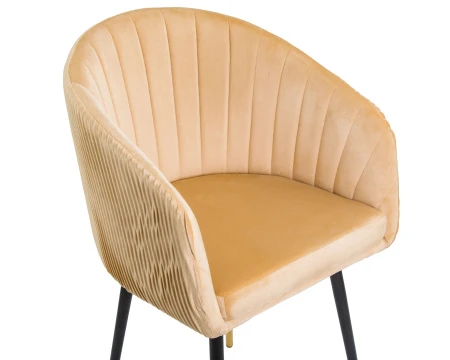 Купить Стул обеденный DOBRIN MARY, песочный велюр (1922-3) в интернет-магазине КупиКресла.ру