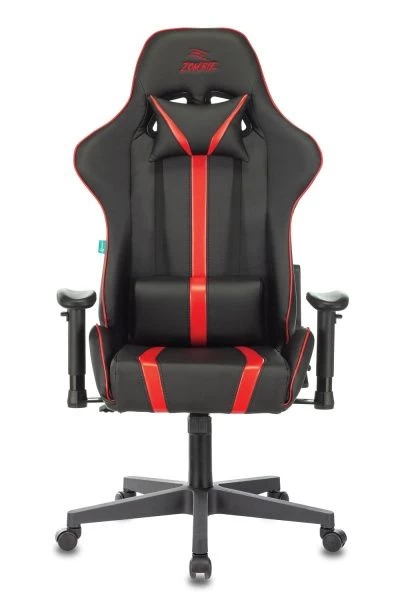 Кресло игровое Zombie A4 черный/красный искусственная кожа с подголов. крестовина пластик | Купить в КупиКресла.ру