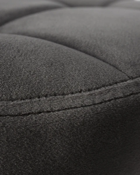 Купить Набор 2 шт Табурет барный DOBRIN BRUNO, серый велюр (MJ9-75) по низкой цене