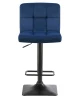 Купить Набор 2 шт Стул барный DOBRIN DOMINIC, синий велюр (MJ9-117) в интернет-магазине КупиКресла.ру