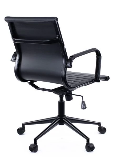 Кресло Everprof Leo Black T Экокожа Черный