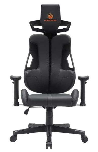 Геймерское кресло Everprof Serval (Сервал) Q Экокожа Черный