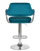 Купить Стул барный DOBRIN CHARLY, морской волны велюр (MJ9-99) по выгодной цене для кафе, ресторанов и кухни