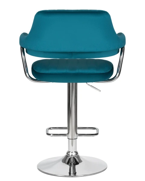 Стул барный DOBRIN CHARLY, морской волны велюр (MJ9-99) для кафе, ресторанов и кухни