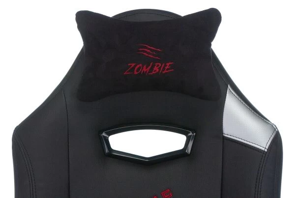 Кресло игровое Zombie HERO BATTLEZONE черный/красный искусственная кожа с подголов. крестовина пластик | Купить в КупиКресла.ру