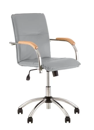 Офисное кресло Samba (Самба) GTP (Искусственная кожа V 28 светло-серый)