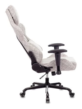 Кресла для геймеров - Кресло игровое Zombie VIKING LOFT серый Loft ромбик с подголов. крестовина металл