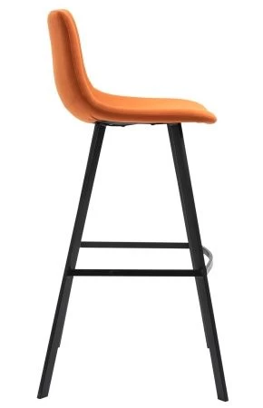Купить Барный стул Everprof Signal Ткань Оранжевый по выгодной цене для кафе, ресторанов и кухни