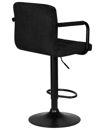 Купить Набор 2 шт Стул барный DOBRIN KRUGER ARM BLACK, черный вельвет (LAR-E2041-52) в интернет-магазине КупиКресла.ру