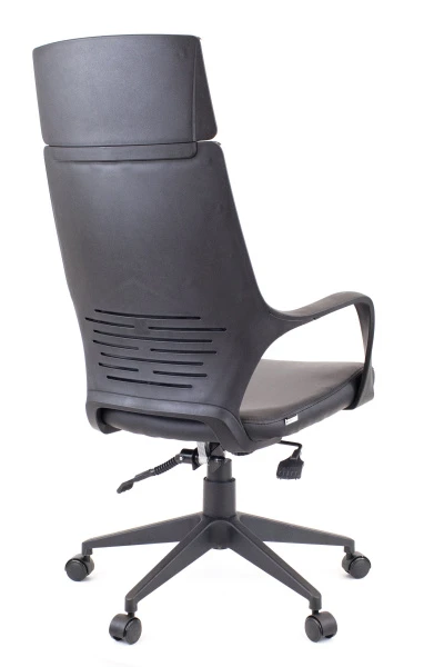 Кресло Everprof Trio Black TМ Экокожа Черный/ Белый