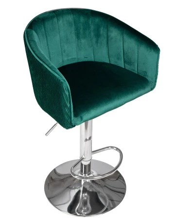 Купить Стул барный DOBRIN DARCY, зеленый велюр (1922-9) по выгодной цене для кафе, ресторанов и кухни
