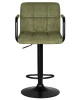 Купить Набор 2 шт Стул барный DOBRIN KRUGER ARM BLACK, зеленый вельвет (LAR-E2041-7) в интернет-магазине КупиКресла.ру