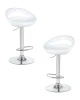 Набор 2 шт Стул барный DOBRIN DISCO, белый
