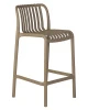 Купить Стул полубарный DOBRIN CHLOE, бежевый (GR-03) по выгодной цене для кафе, ресторанов и кухни
