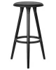 Купить Табурет барный DOBRIN ROYCE BLACK, чёрный (B-03) по выгодной цене для кафе, ресторанов и кухни