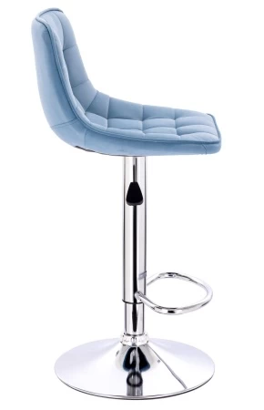 Купить Барный стул Everprof Cooper Ткань Голубой по выгодной цене для кафе, ресторанов и кухни