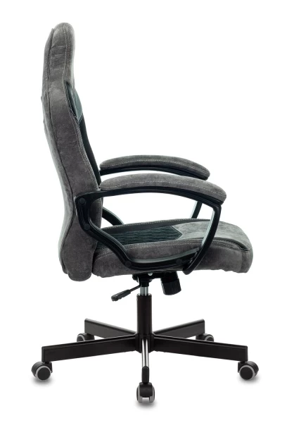 Кресло игровое Zombie VIKING 6 KNIGHT Fabric серый/черный с подголов. крестовина металл | Купить в КупиКресла.ру