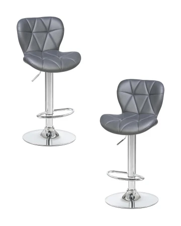Набор 2 шт Стул барный DOBRIN BARNY, серый