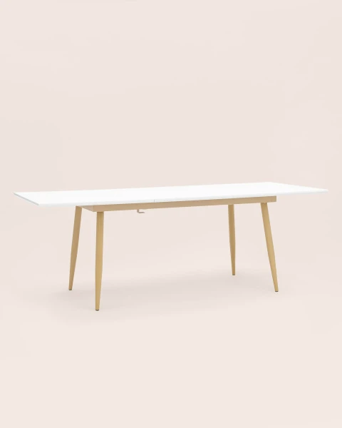 Купить Стол обеденный Стокгольм раскладной 160-220*90 белый по низкой цене