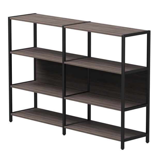 Купить Набор стеллажных систем №1 Everprof EVO (ЭВО) 1635x385x1120 Дуб Пасадена/Черный по низкой цене