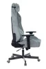 Кресла для геймеров - Кресло игровое Knight N1 Fabric серо-голубой Light-28 с подголов. крестов. металл