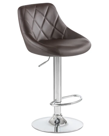 Купить Стул барный DOBRIN LOGAN, коричневый по выгодной цене для кафе, ресторанов и кухни