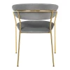 Купить Стул Turin серый с золотыми ножками в интернет-магазине КупиКресла.ру
