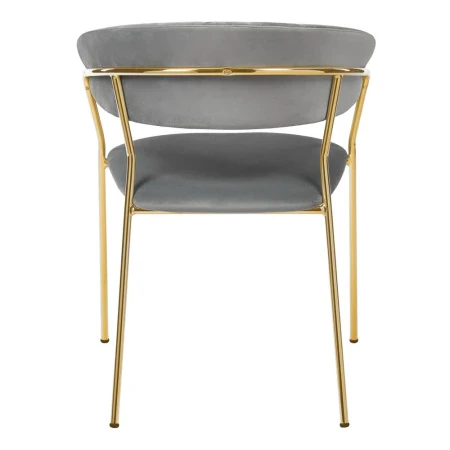 Купить Стул Turin серый с золотыми ножками в интернет-магазине КупиКресла.ру