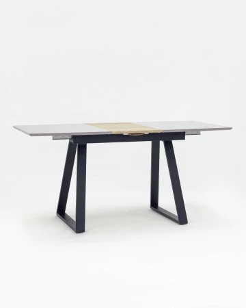 Купить Стол обеденный Детройт раскладной 120-160*80 серый по низкой цене