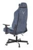 Кресла для геймеров - Кресло игровое Knight N1 Fabric синий Light-27 с подголов. крестов. металл