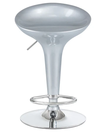 Купить Стул барный DOBRIN BOMBA, серебряный металлик по выгодной цене для кафе, ресторанов и кухни