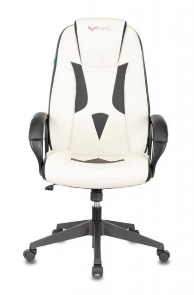 Кресло игровое Zombie VIKING-8N белый/черный искусственная кожа крестовина пластик | Купить в КупиКресла.ру