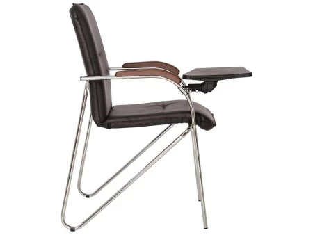 Офисный стул Самба хром со столиком (Samba T Plast) Nowystyl для посетителей и сотрудников фото